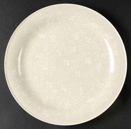 Fresh Flowers White 12" Chop Plate (Round Platter)