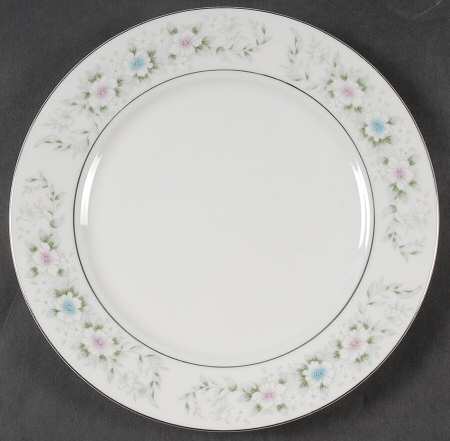 Garden Flower Salad Plate