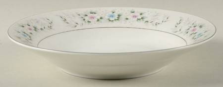 Garden Flower Coupe Soup Bowl