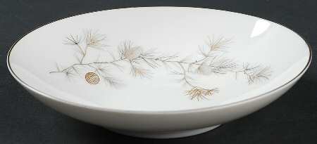 Golden Pine Fruit/Dessert (Sauce) Bowl
