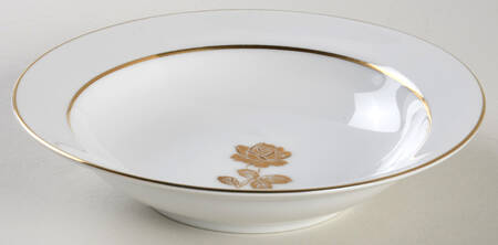 Gold Rose Fruit/Dessert (Sauce) Bowl