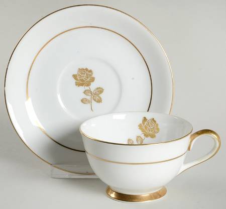 Footed Cup & Saucer Set