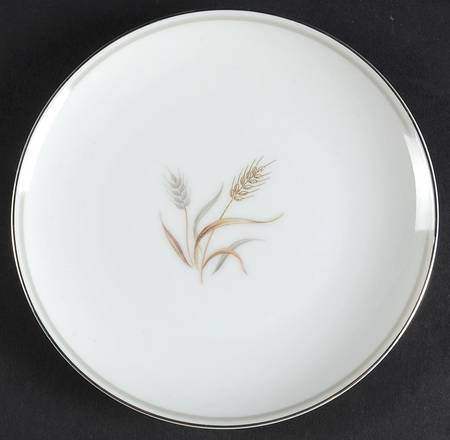 Golden Wheat Bread & Butter Plate
