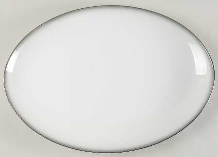 Grey Mist 16" Oval Serving Platter