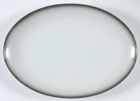 Grey Mist 12" Oval Serving Platter