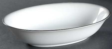 Grey Mist 10" Oval Vegetable Bowl