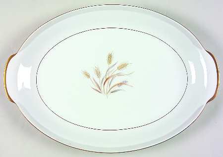 Harvest Gold 16" Oval Serving Platter