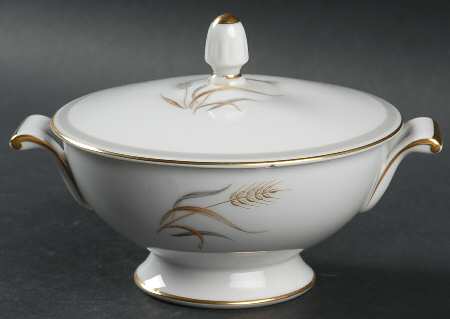 Harvest Gold Sugar Bowl & Lid