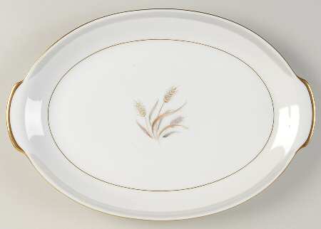 Harvest Gold 12" Oval Serving Platter