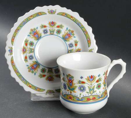 Hellespont Flat Cup & Saucer Set