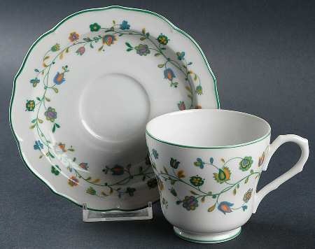 High Country Footed Cup & Saucer Set