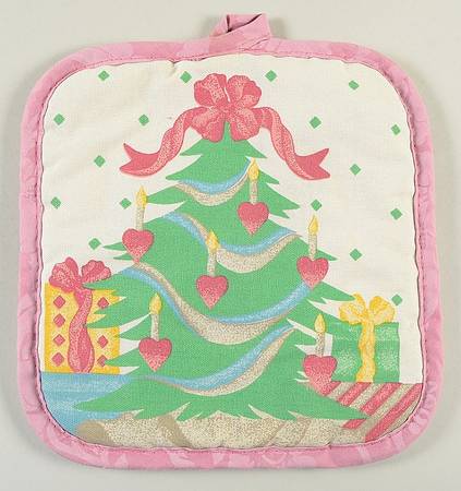 Home for Christmas (Indonesia) Cloth Potholder
