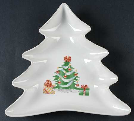 Home for Christmas (Indonesia) 1 Part Medium Tree Shaped Dish