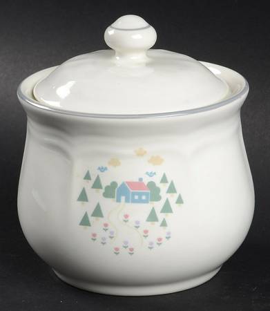 Home Sweet Home Sugar Bowl & Lid