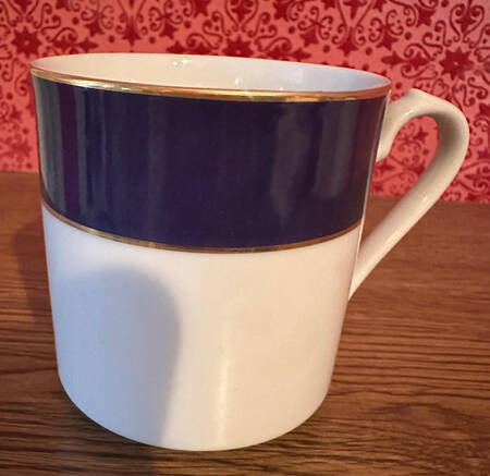 Imperial Blue Flat Cup