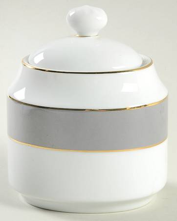 Imperial Gray Sugar Bowl & Lid