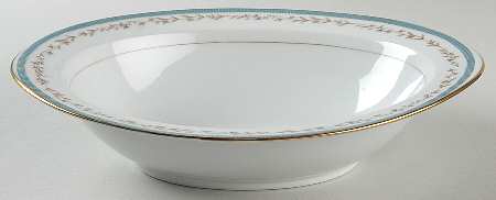 Jacqueline 10" Oval Vegetable Bowl