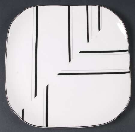 Jazz Dance Black 11" Chop Plate (Round Platter)