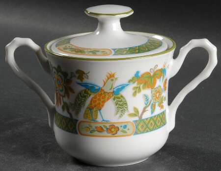 Jade Garden Sugar Bowl & Lid