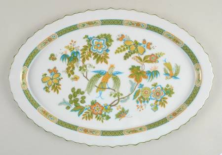 Jade Garden 15" Oval Serving Platter