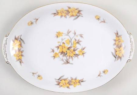 Jasmine 12" Oval Serving Platter