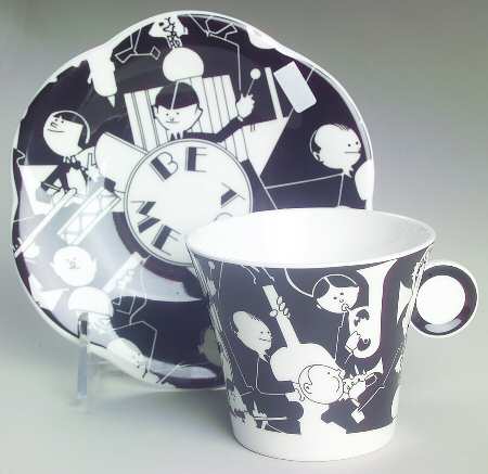 Jazz Flat Cup & Saucer Set