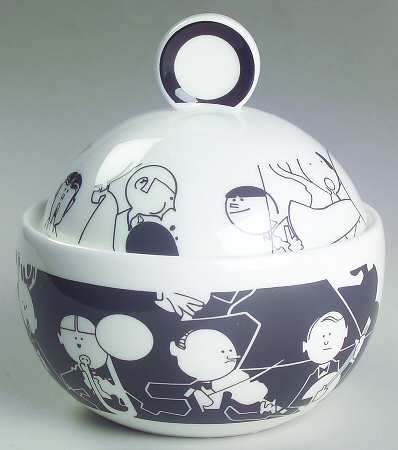 Jazz Sugar Bowl & Lid
