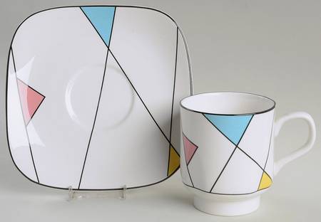 Jester Flat Cup & Saucer Set