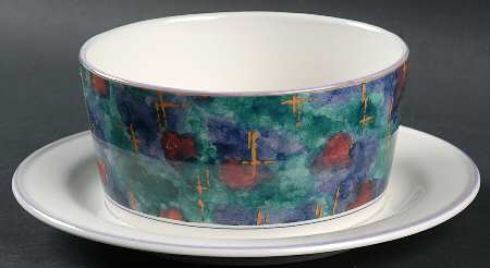 Jewel Gravy Boat with Attached Underplate