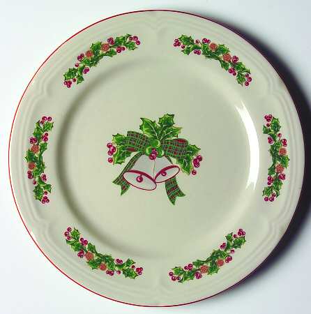 Jingle Bells Salad Plate
