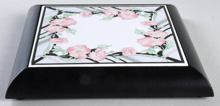 Jolie Square Wood Frame Trivet