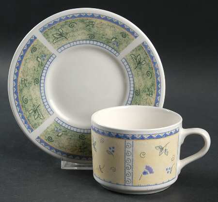 Jubilee Flat Cup & Saucer Set