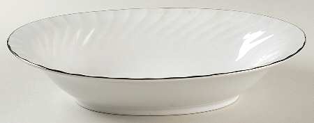 Karen 10" Oval Vegetable Bowl
