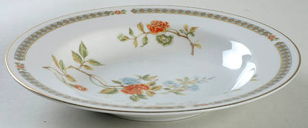 Kutani Rim Soup Bowl