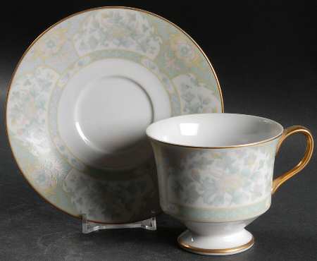 Kyoto Garden Footed Cup & Saucer Set