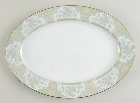 Kyoto Garden 14" Oval Serving Platter