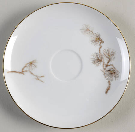 Larchmont (Brown Pine Branch) Saucer