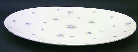 Lavender 16" Oval Serving Platter