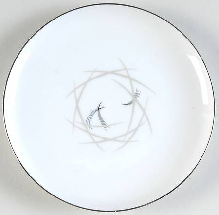 Mardi Gras Bread & Butter Plate
