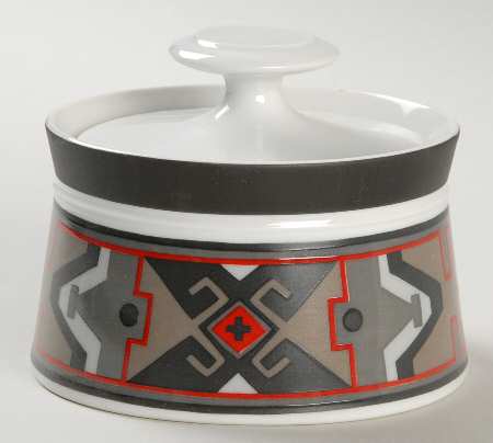 Malta Sugar Bowl & Lid