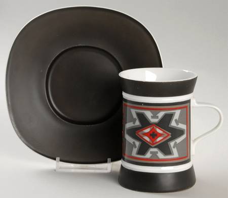 Malta Flat Cup & Saucer Set