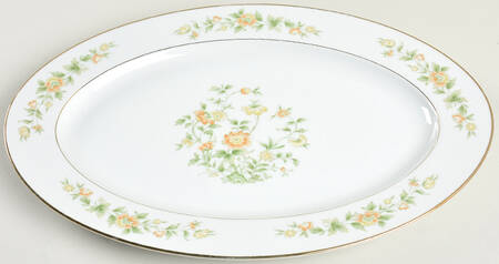 Mandarin 14" Oval Serving Platter