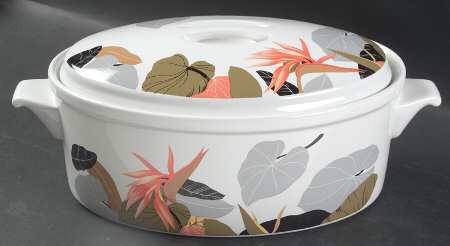 Maui 3 Quart Oval Covered Casserole