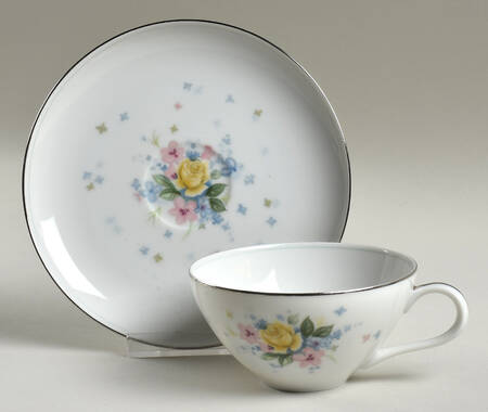 Melanie Flat Cup & Saucer Set