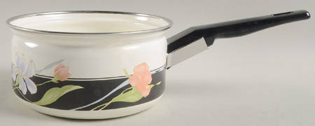 Memories 1.5 Qt Metal Covered Saucepan No Lid