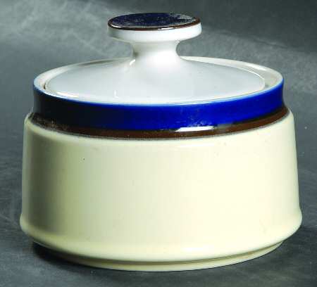 Midnight Blue Sugar Bowl & Lid