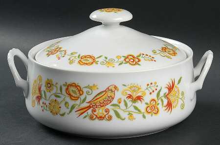 Ming Garden Round Covered Vegetable