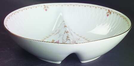 Montaigne 9" Round Divided Vegetable Bowl