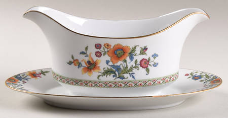 Monaco Gravy Boat with Attached Underplate