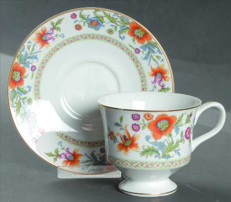 Monaco Footed Cup & Saucer Set